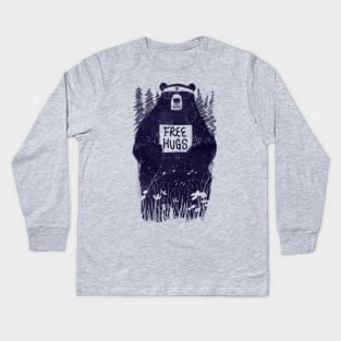 FREE HUGS Kids Long Sleeve T-Shirt